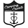 campingcariste Camargue - 15x11.2cm - Autocollant(sticker)