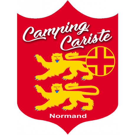 Campingcariste Normandie - 20x15cm - Autocollant(sticker)