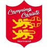 Campingcariste Normandie - 20x15cm - Autocollant(sticker)