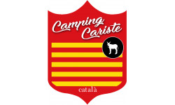 Camping car Catalan - 10x7.5cm - Autocollant(sticker)