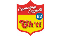 Camping cariste Ch'ti 62 - 15x11.2cm - Autocollant(sticker)