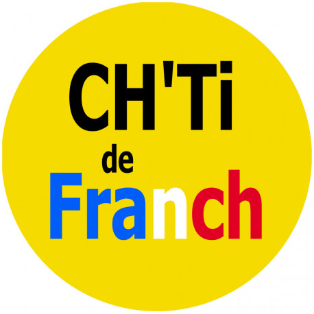 Ch'ti et Chtimi - 10cm - Autocollant(sticker)