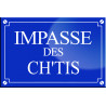 Impasse des Ch tis - 20x13,2 cm - Autocollant(sticker)