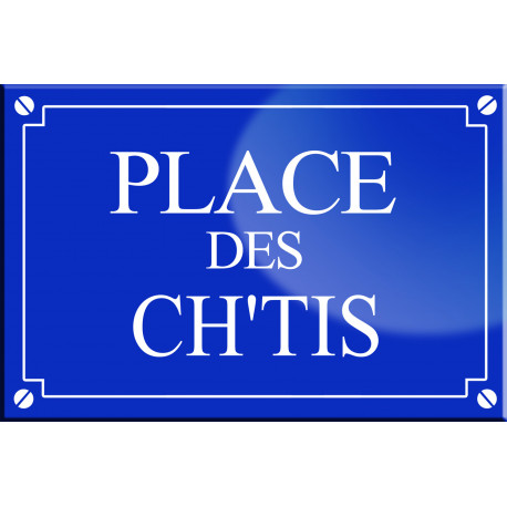 Place des Ch'tis - 20x13,2 cm - Autocollant(sticker)