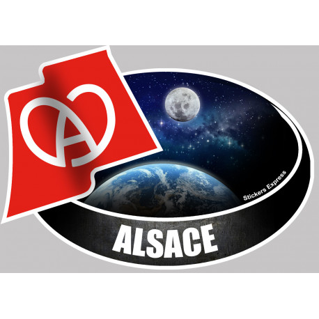 ALSACE - 10X14cm - Autocollant(sticker)