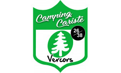 campingcariste Vercors - 15x11.2cm - Autocollant(sticker)