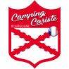 Campingcariste Bourgogne - 20x15cm - Autocollant(sticker)