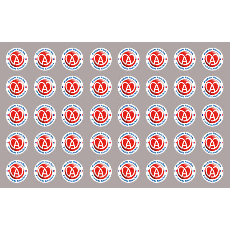 produits Alsacien - 40fois 2cm - Sticker/autocollant