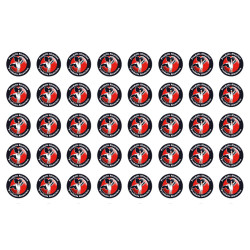 produits Alsacien cigogne - 40fois 2cm - Sticker/autocollant