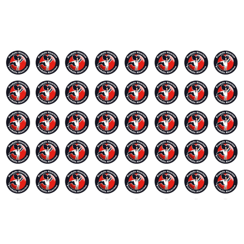 produits Alsacien cigogne - 40fois 2cm - Sticker/autocollant