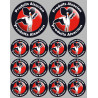 Produits Alsacien cigogne - 2fois 10cm/12fois 5cm - Autocollant(sticker)