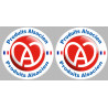 2 produits Alsacien - 10cm - Autocollant(sticker)