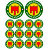 Produits d'Auvergne - 2fois 10cm/12fois 5cm - Autocollant(sticker)