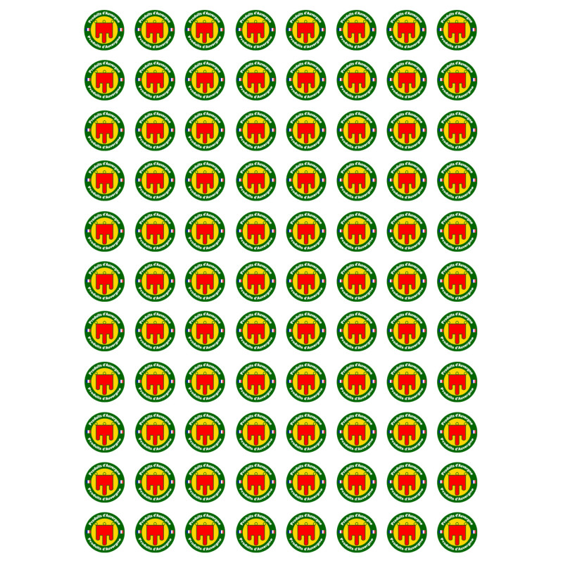 Produits d'Auvergne - 88fois 2cm - Sticker/autocollant
