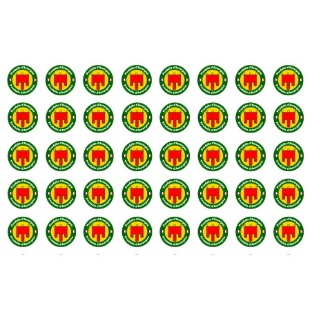 Produits d'Auvergne - 40fois 2cm - Sticker/autocollant
