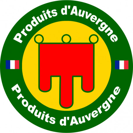 Produit d'Auvergne - 20cm - Autocollant(sticker)