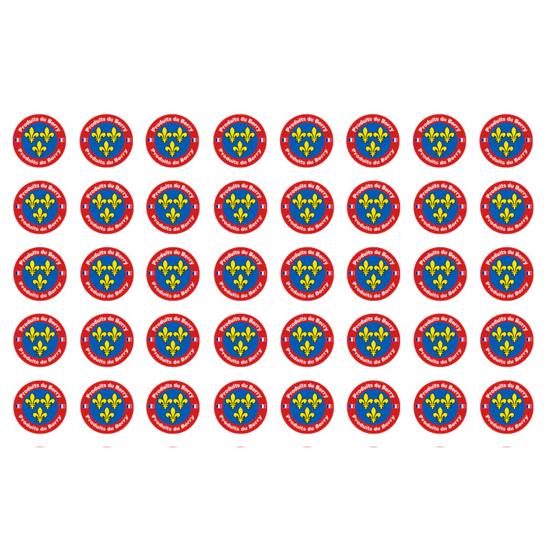 Produits du Berry - 40fois 2cm - Sticker/autocollant