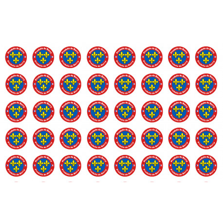 Produits du Berry - 40fois 2cm - Autocollant(sticker)