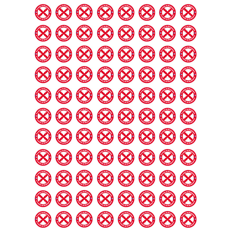 Produits de Bourgogne - 88fois 2cm - Sticker/autocollant