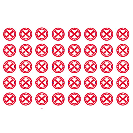 Produits de Bourgogne - 40fois 2cm - Sticker/autocollant