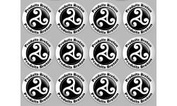 Produits breton triskel - 12fois 5cm - Autocollant(sticker)