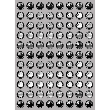 Produits drapeau breton - 88fois 2cm - Autocollant(sticker)