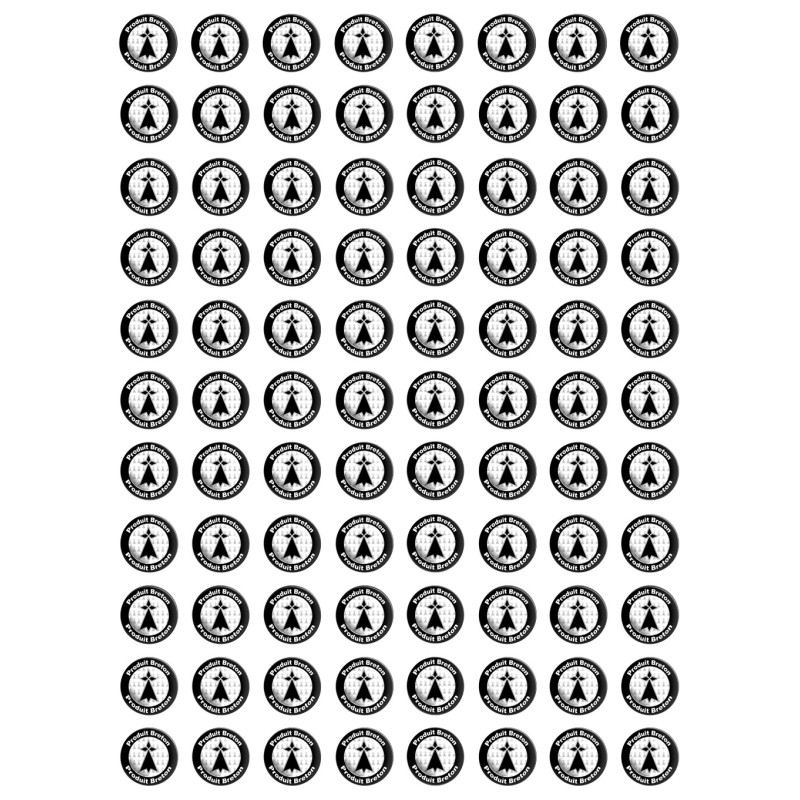 Produit breton hermine - 88fois 2cm - Sticker/autocollant