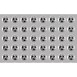 Produits bretons triskel - 40fois 2cm - Sticker/autocollant