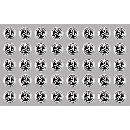 Produit breton triskel - 40fois 2cm - Autocollant(sticker)