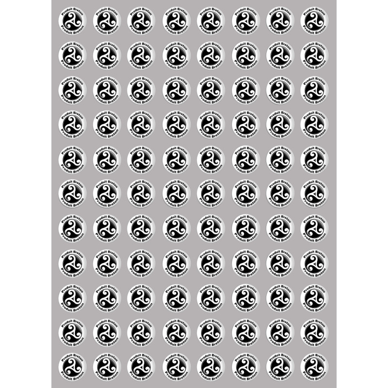 Produits bretons triskel - 88fois 2cm - Sticker/autocollant