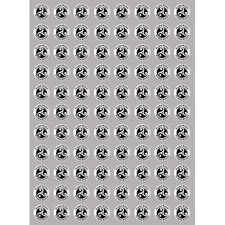 Produit breton triskel - 88fois 2cm - Autocollant(sticker) Produit breton triskel - 88fois 2cm - Autocollant(sticker)