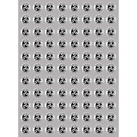 Produits bretons triskel - 88fois 2cm - Sticker/autocollant