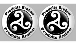 Produit breton triskel - 2 stickers de 2cm - Autocollant(sticker)