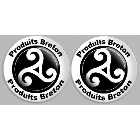 Produit breton triskel - 2fois 10cm - Autocollant(sticker)