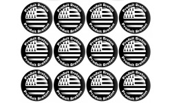 Produit drapeau breton - 12fois 5cm - Autocollant(sticker)