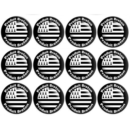 Produit drapeau breton - 12fois 5cm - Autocollant(sticker) Produit drapeau breton - 12fois 5cm - Autocollant(sticker)