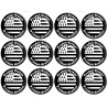 Produits drapeau bretons - 12fois 5cm - Sticker/autocollant