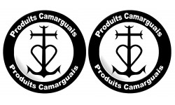 Produits Camarguais - 2fois 10cm - Autocollant(sticker)