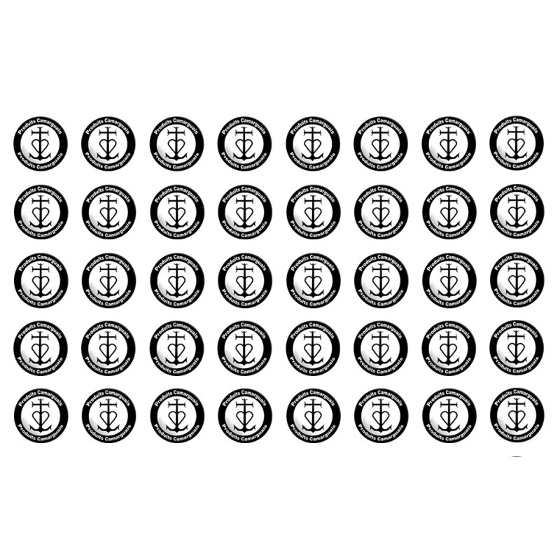 Produits Camarguais - 40fois 2cm - Sticker/autocollant