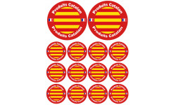 Produits Catalan - 2fois 10cm et 12fois 5cm - Autocollant(sticker)