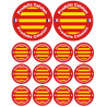 Produits Catalan - 2fois 10cm et 12fois 5cm - Autocollant(sticker)