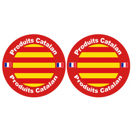 Produits Catalan - 2fois 10cm - Autocollant(sticker)