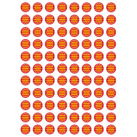 Produits Catalan - 88fois 2cm - Sticker/autocollant