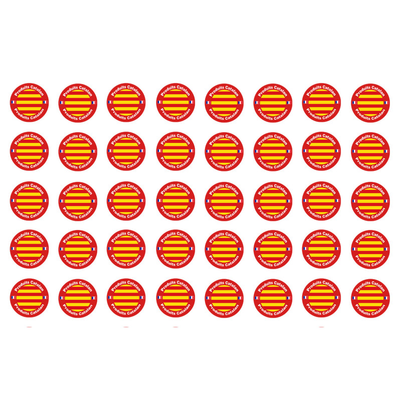 Produits Catalan - 40fois 2cm - Sticker/autocollant