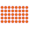 Produits Catalan - 40fois 2cm - Sticker/autocollant