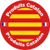 Produits Catalan - 1fois 15cm - Sticker/autocollant