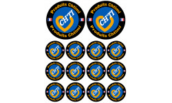 Produits Chtimi - 2 stickers de 10cm et 12 stickers de 5cm - Autocollant(sticker)