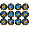 Produits Chtimi - 12 stickers de 5cm - Sticker/autocollant