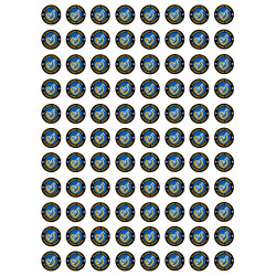 Produits Chtimi - 88 stickers de 2cm - Sticker/autocollant