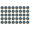 Produits Chtimi - 40 stickers de 2cm - Sticker/autocollant